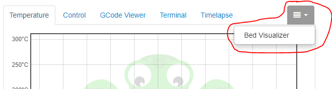 Bed visualizer tab